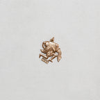 Vintage 9ct Gold Aquarius Charm Pendant