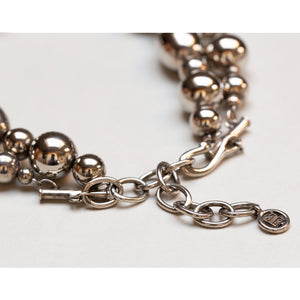 Vintage Givenchy Silver-tone Double Chain Necklace