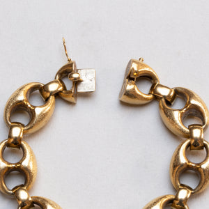 Vintage 18ct Gold Link Chain Bracelet