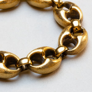Vintage 18ct Gold Link Chain Bracelet