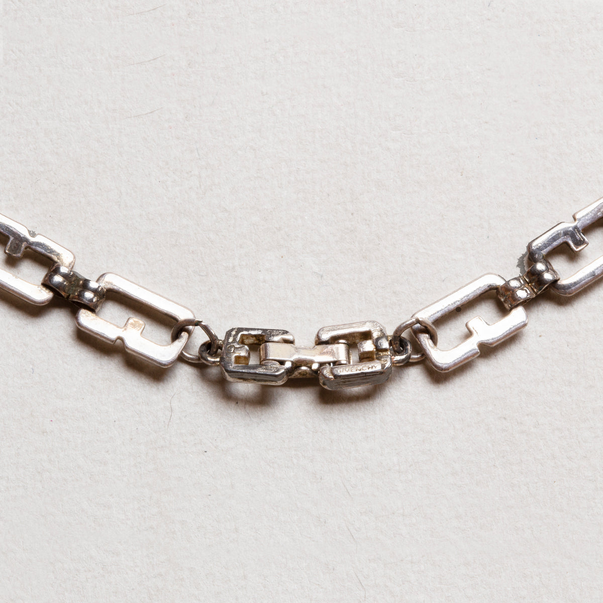 Set of Vintage Givenchy Chain Necklace and Bracelet