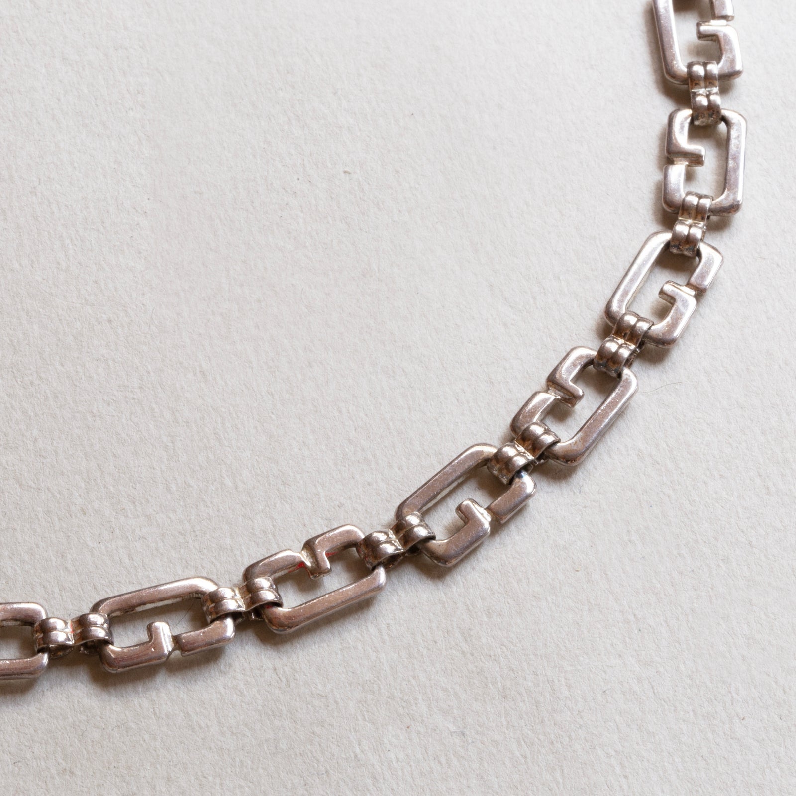 Set of Vintage Givenchy Chain Necklace and Bracelet