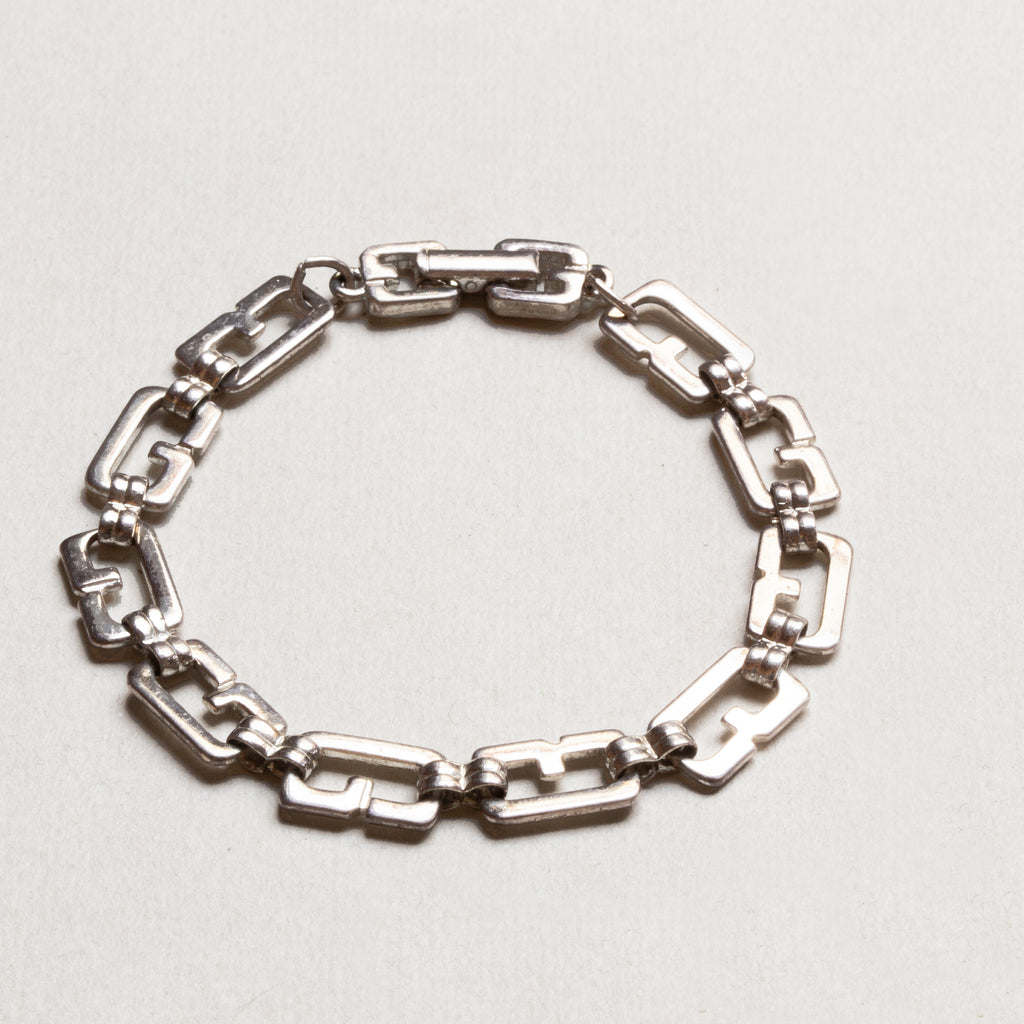 Set of Vintage Givenchy Chain Necklace and Bracelet