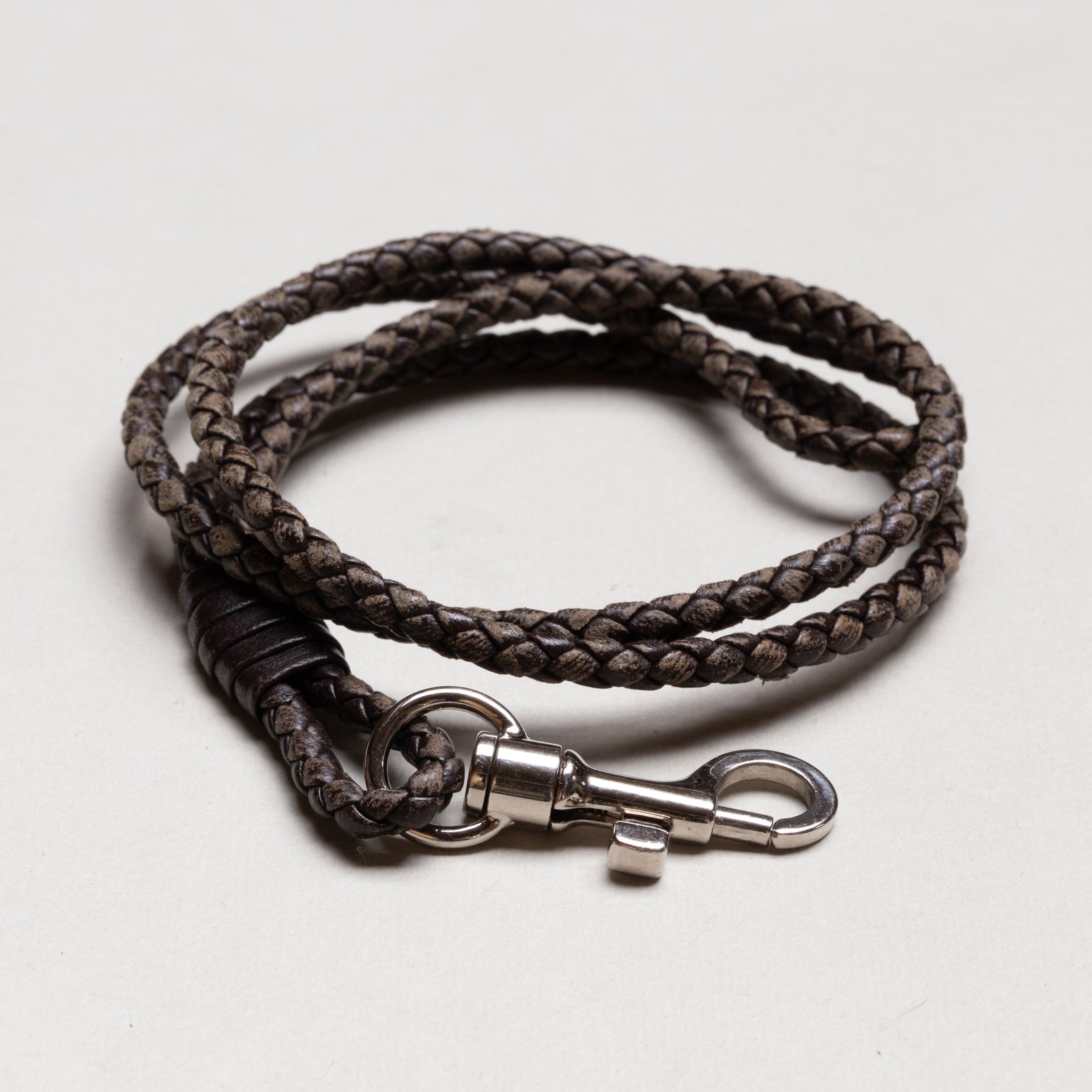 Vintage Bottega Veneta Intreccio Long Key Ring