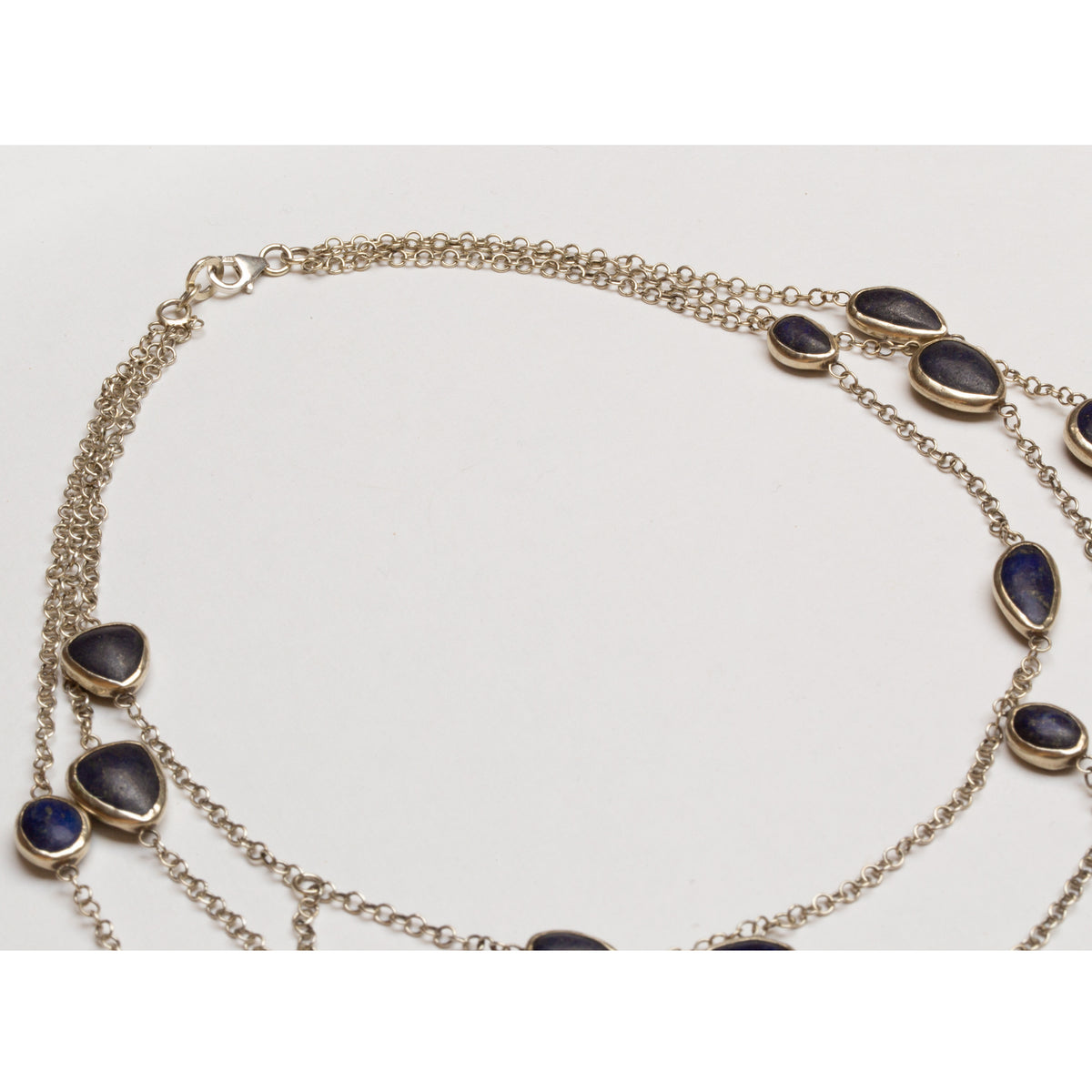 Vintage Pippa Small Waterfall Necklace with Lapis Lazuli