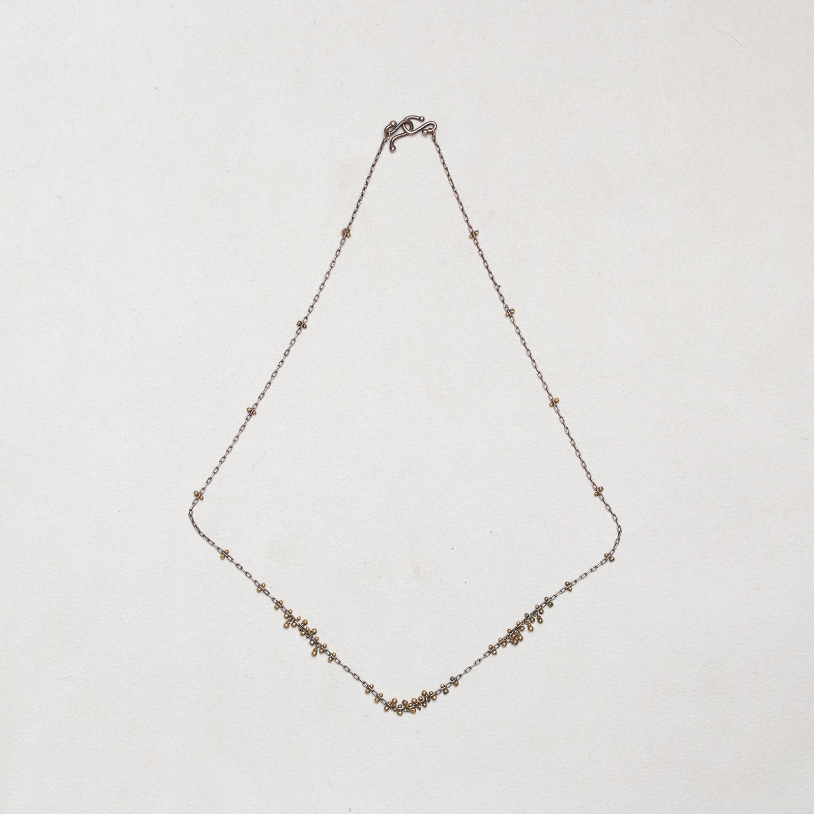 Vintage Beaded Multiple Cluster Necklace