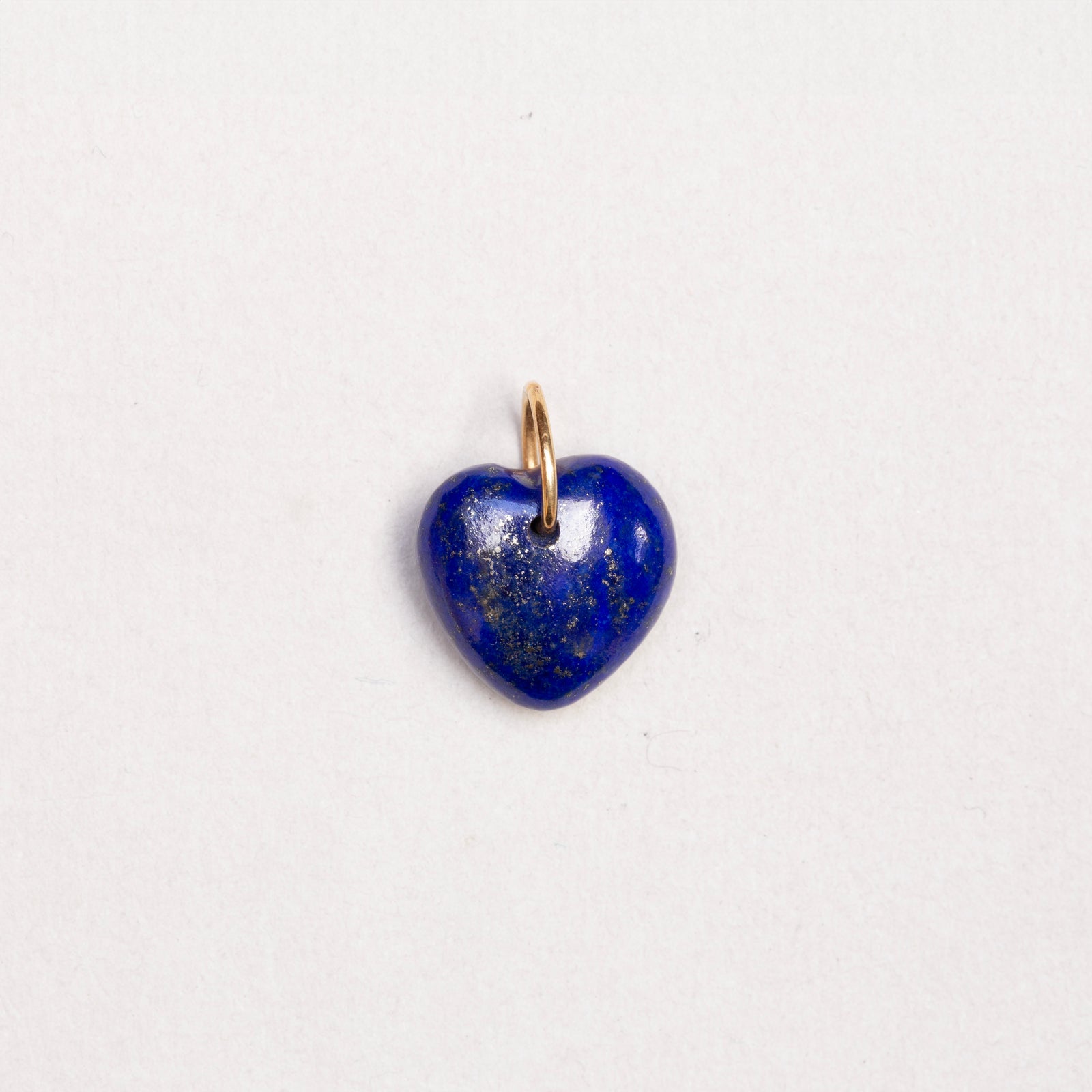 Vintage Pippa Small Lapis Heart Pendant Charm