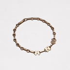 Vintage 9ct Gold Initial Bracelet "ANN"