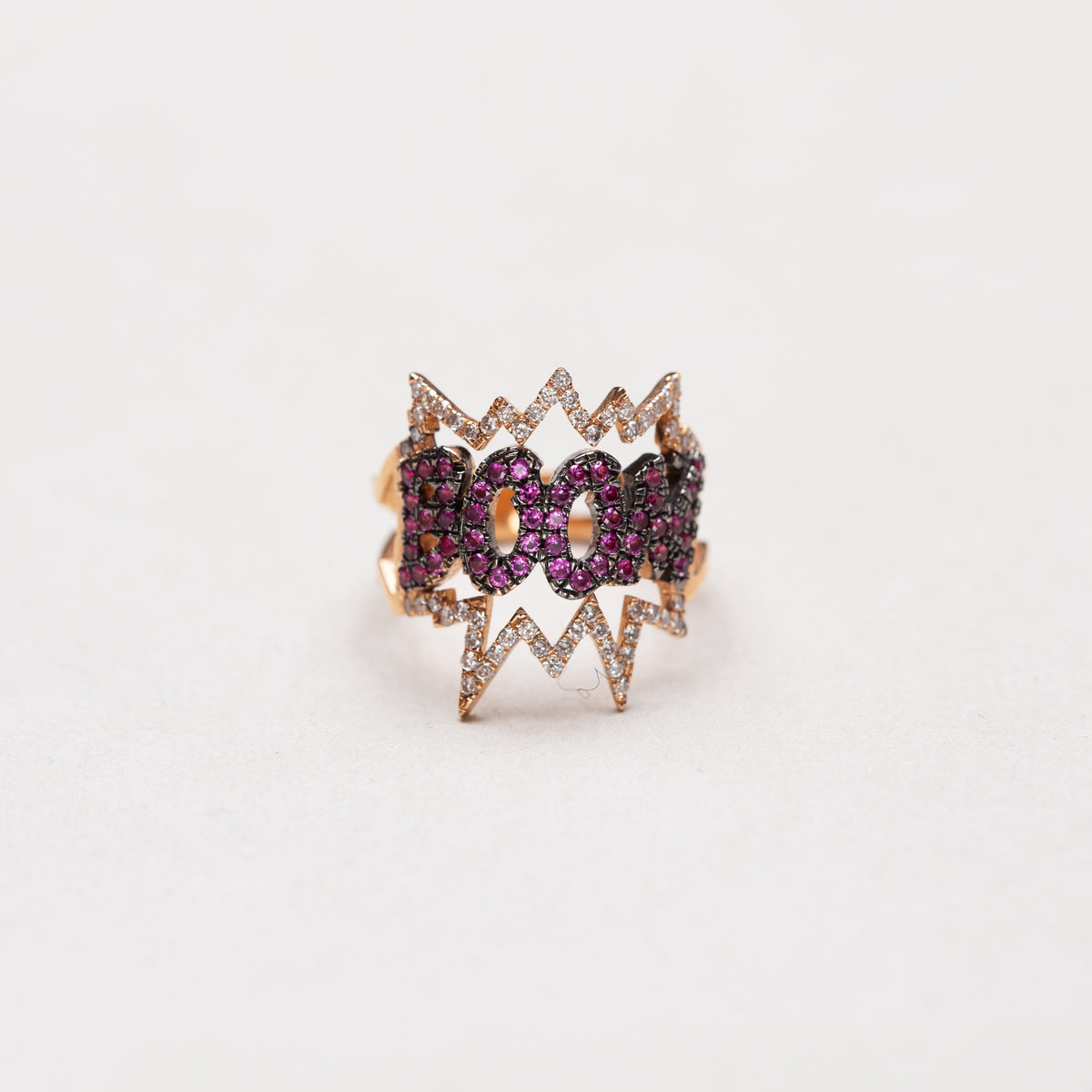 Pre-owned Pop Art "BOOM" Ring