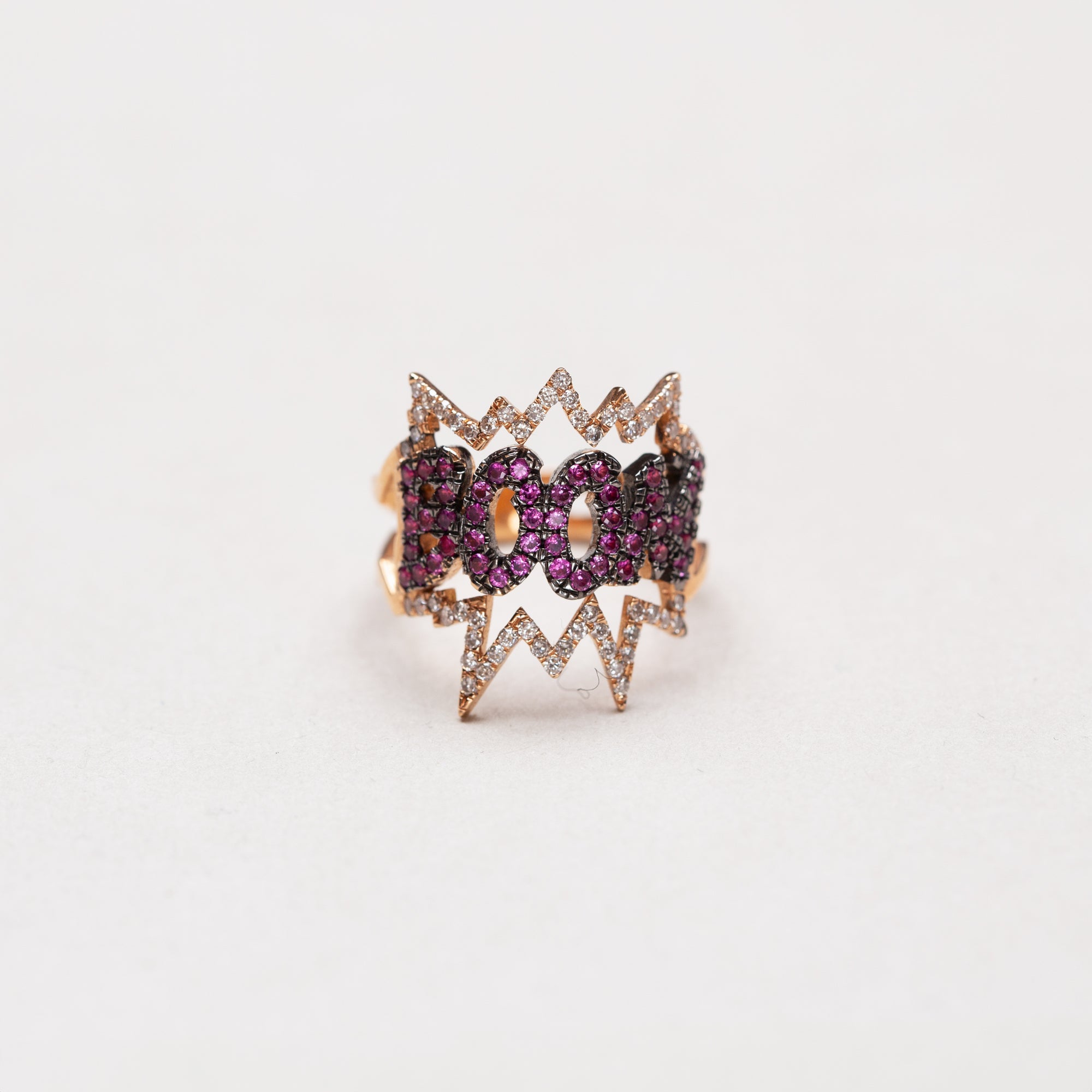 Pre-owned Pop Art "BOOM" Ring