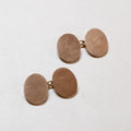 Vintage 9ct Oval Gold Cufflinks