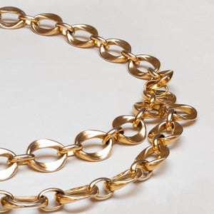 Vintage Chanel Gold Double Chain Belt