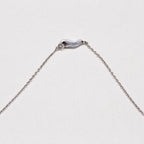Vintage William Welstead Platinum Necklace with Rough-Cut Diamonds