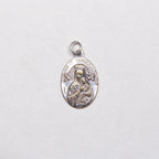 Vintage Madonna & St Gerald Charm Pendant