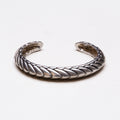 Vintage Sterling Silver "Pangolin" Cuff Bracelet