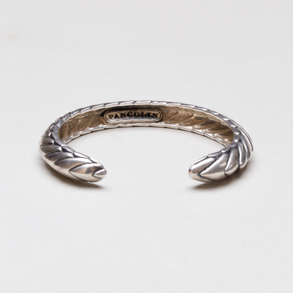 Vintage Sterling Silver "Pangolin" Cuff Bracelet