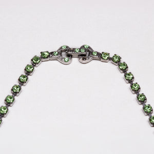 Vintage Tom Binns Green Crystal Necklace