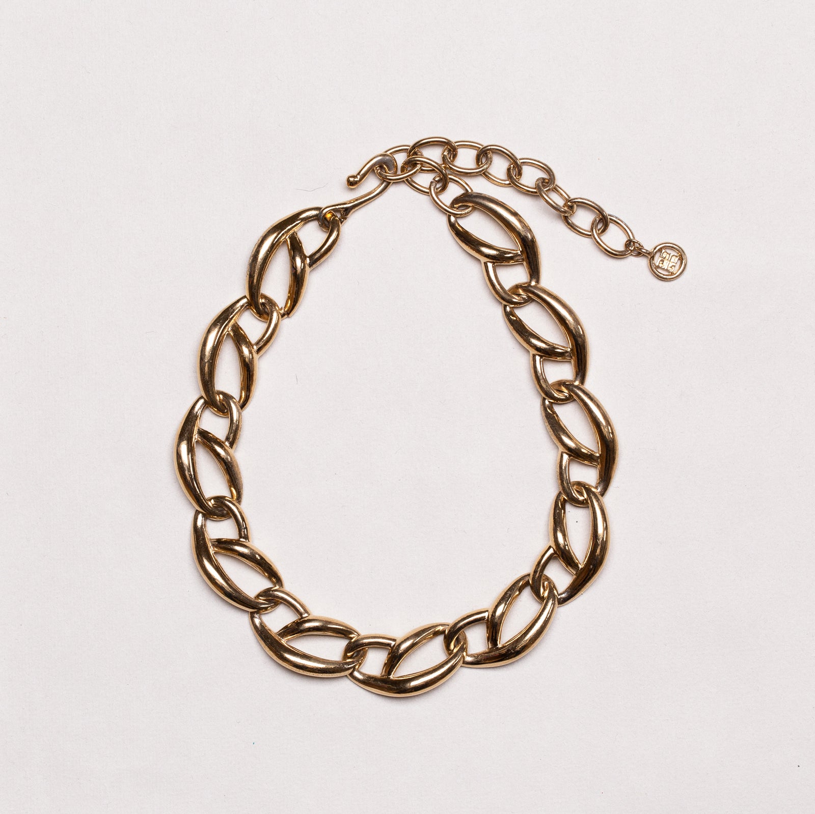 Vintage Givenchy Gold Link Chain Necklace