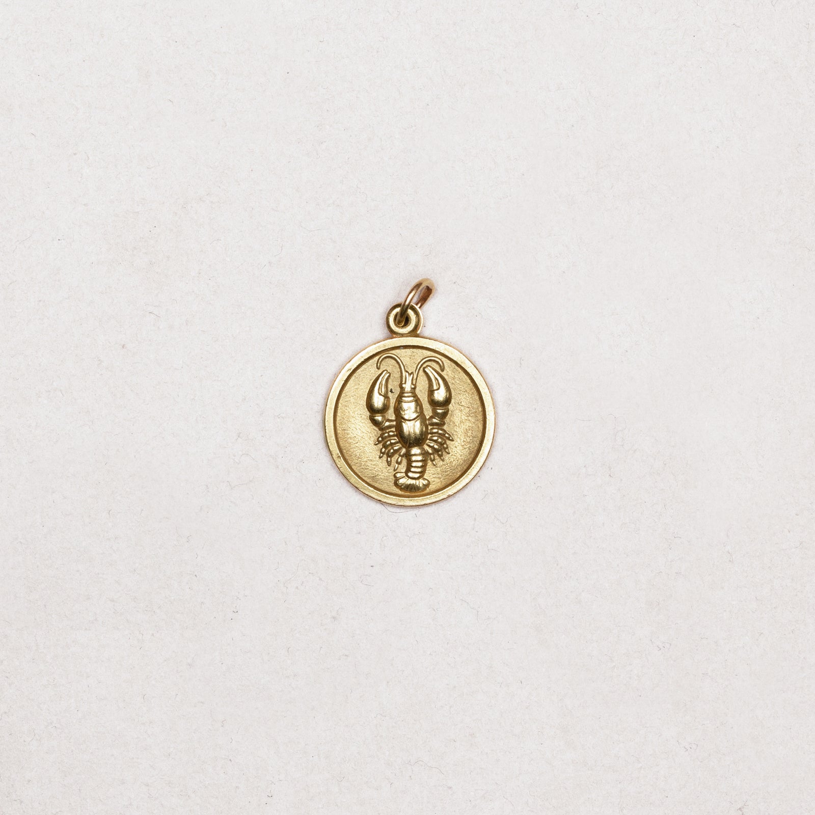 Vintage 18ct Gold Scorpio Charm Pendant