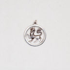 Vintage Silver Leo Pendant Charm