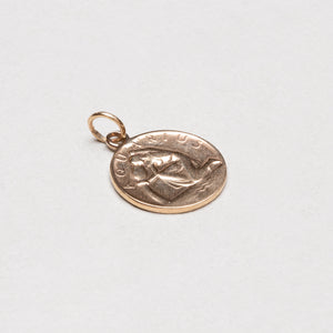 Vintage 9ct Gold Aquarius Charm Pendant