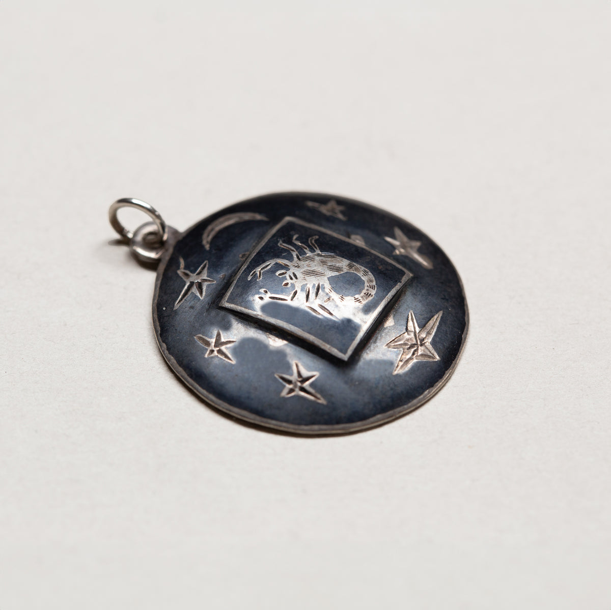 Vintage Scorpio Charm Pendant