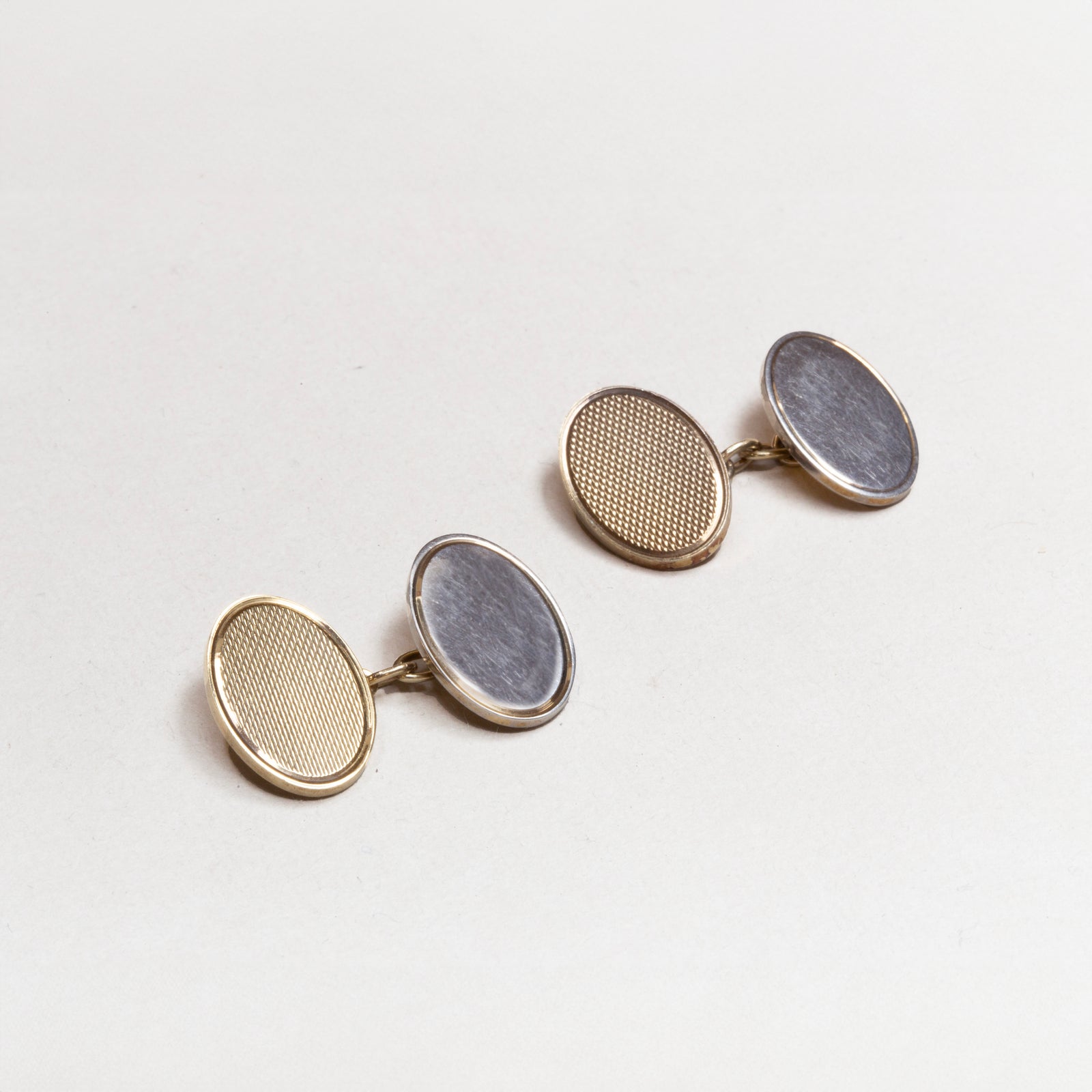 Vintage Gold-plated Silver Cufflinks
