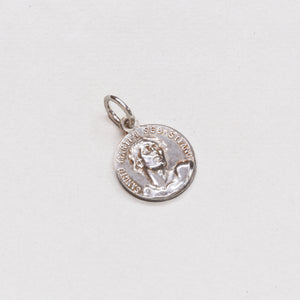 Silver St Sebastian Charm Pendant