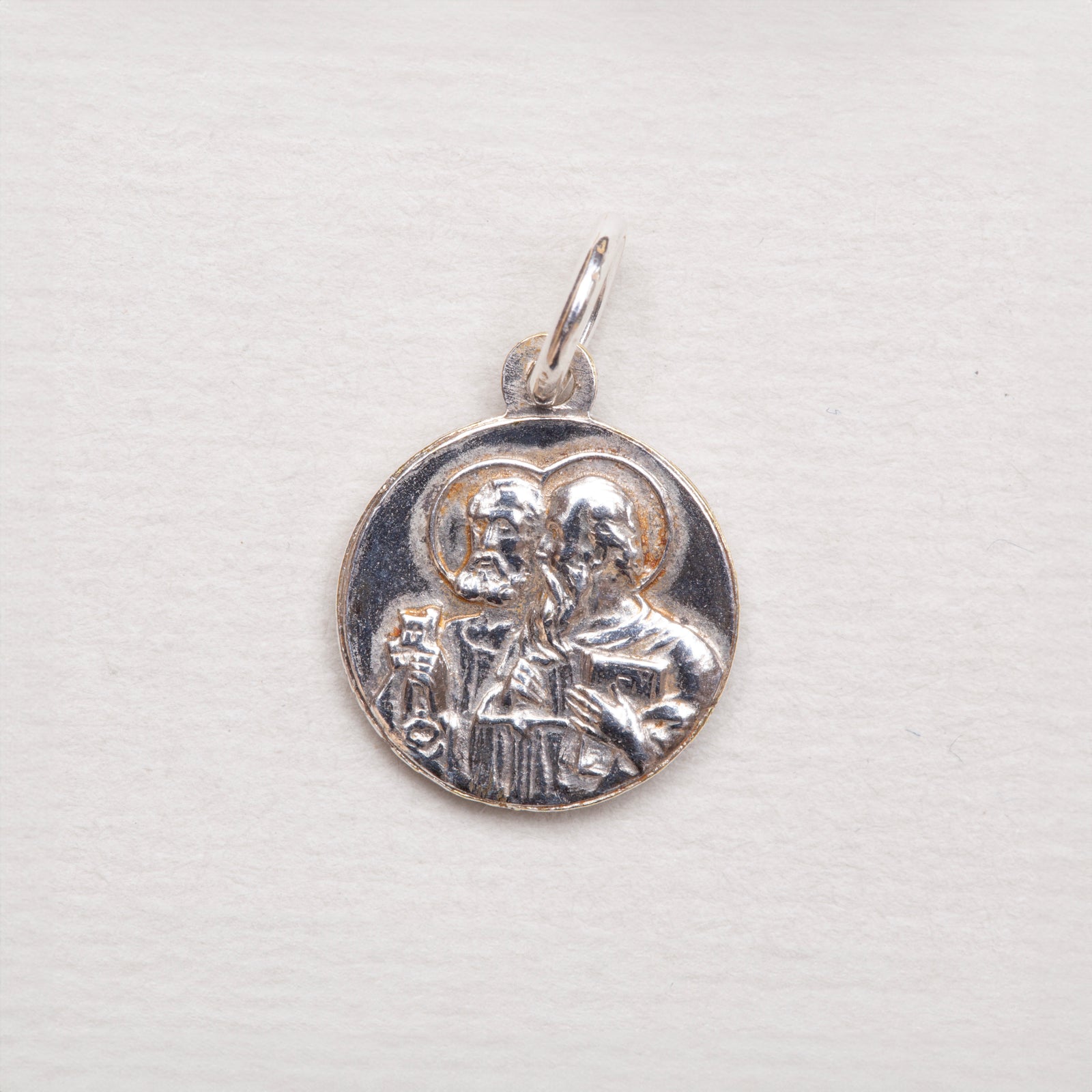 Silver St Sebastian Charm Pendant