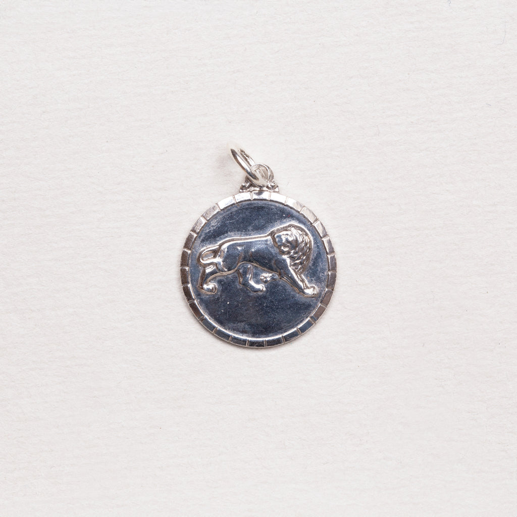 Sterling Silver Leo Charm Pendant