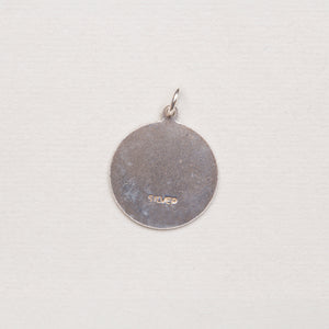 Vintage Silver Pisces Charm Pendant