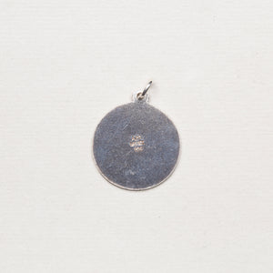 Vintage Silver Libra Charm Pendant