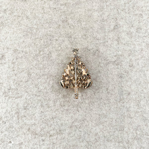 Vintage Christmas Tree Brooch by Eisenberg