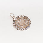 Vintage Silver Pisces Charm Pendant