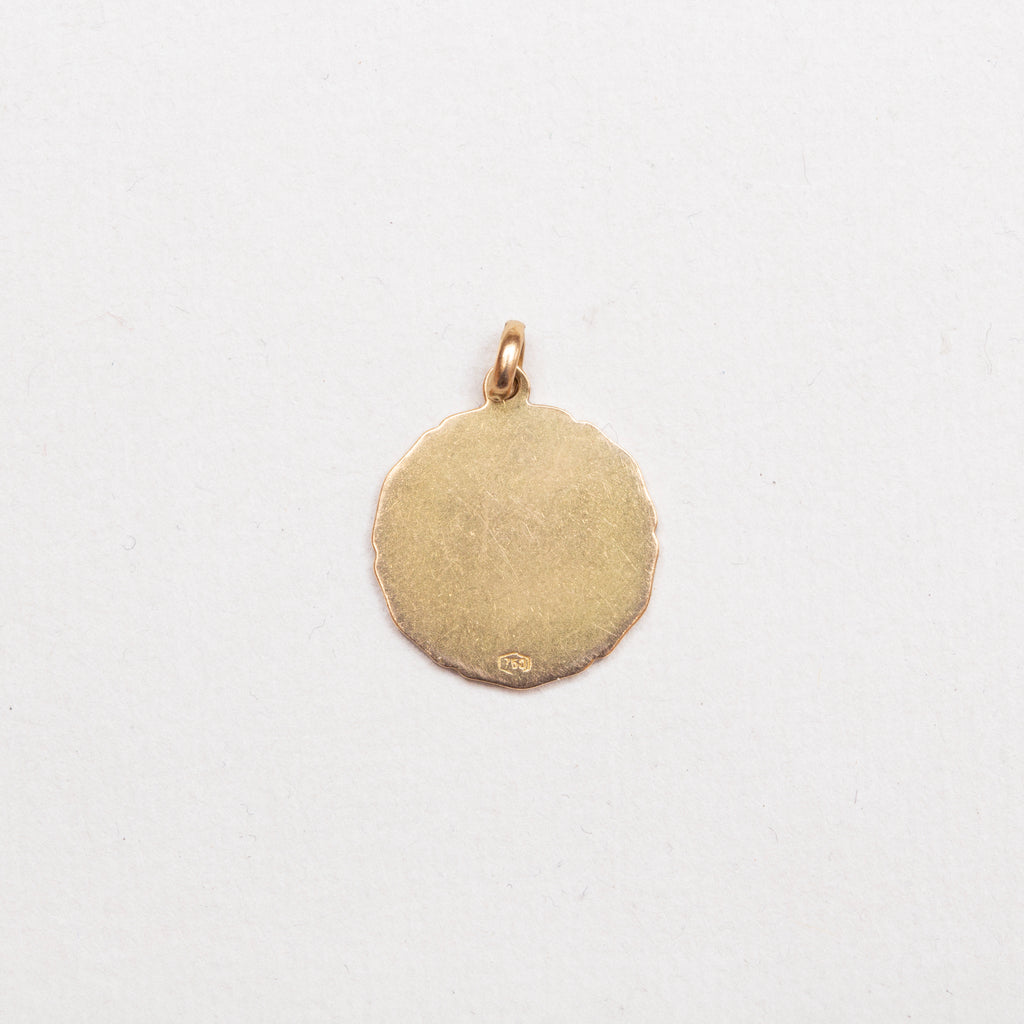 Vintage 18ct Gold Pisces Charm Pendant