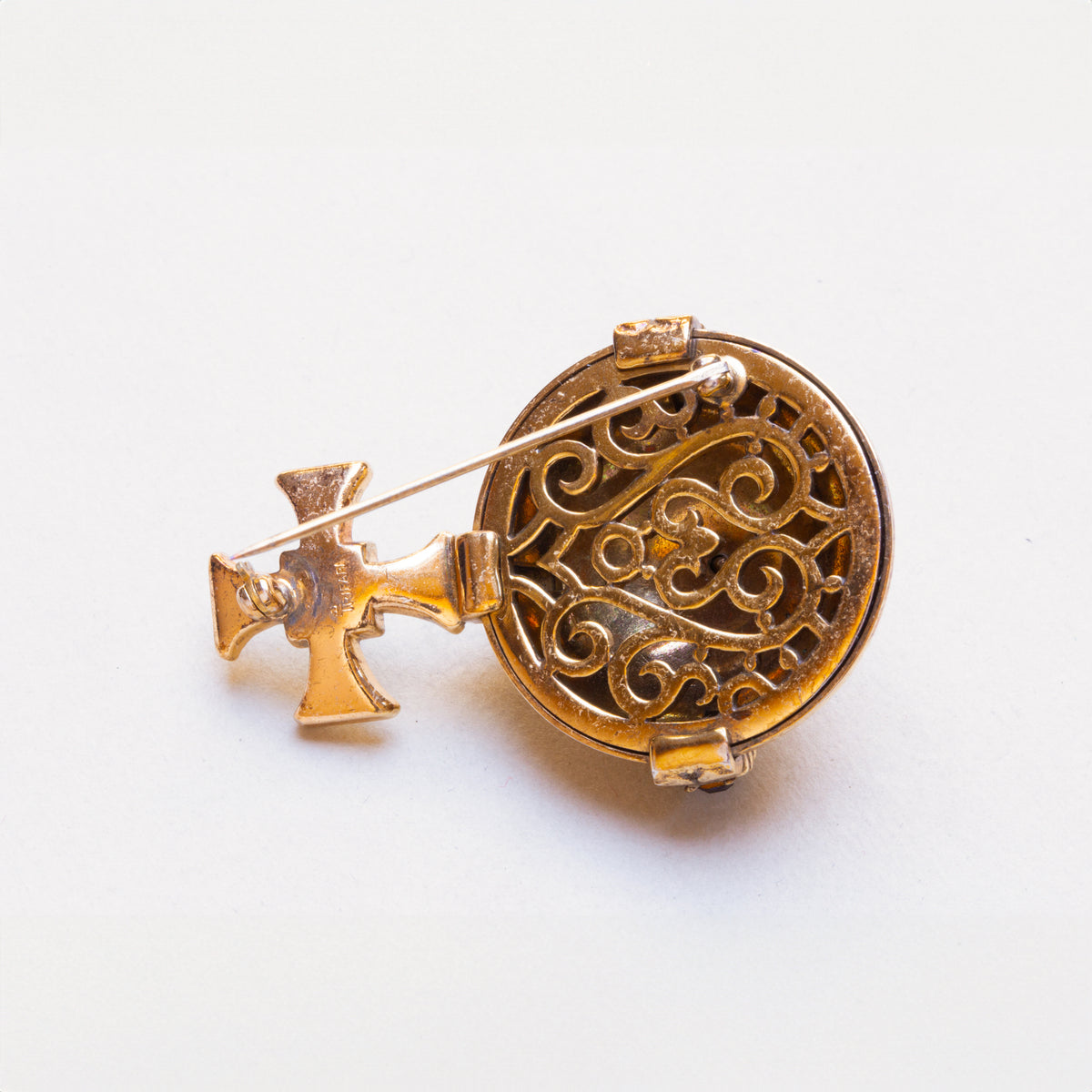 Vintage Trifari Orb Pin Brooch