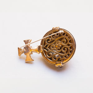 Vintage Trifari Orb Pin Brooch