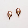Vintage Givenchy Gold-Tone Sculptural Clip-On Earrings