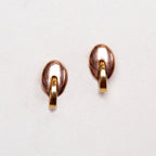 Vintage Givenchy Gold-Tone Sculptural Clip-On Earrings