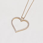 Vintage Theo Fennell Heart Pendant with Diamonds