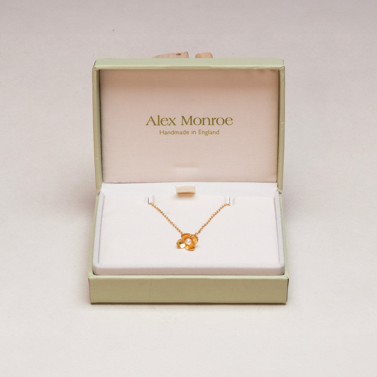 Alex Monroe Wildflower and Pearl Necklace