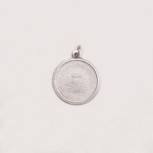 Vintage Silver Libra Charm Pendant