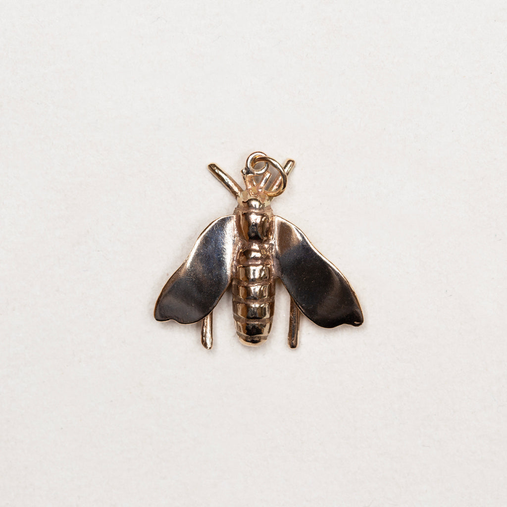 Vintage 9ct Gold Pendant Charms - Bee