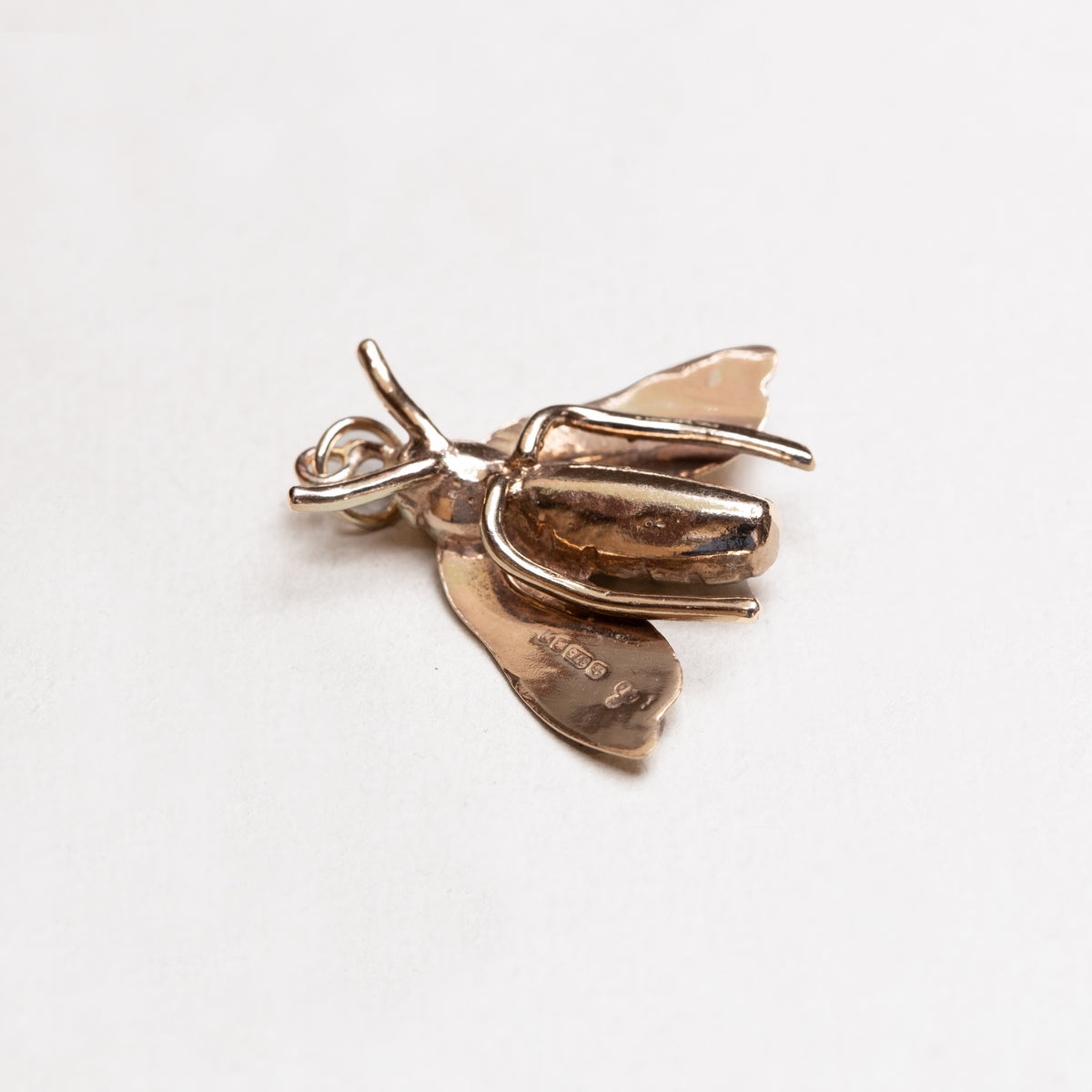 Vintage 9ct Gold Pendant Charms - Bee