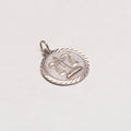 Vintage Silver Libra Charm Pendant