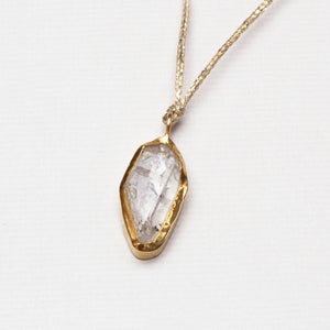 Vintage Pippa Small Herkimer Diamond Pendant Necklace