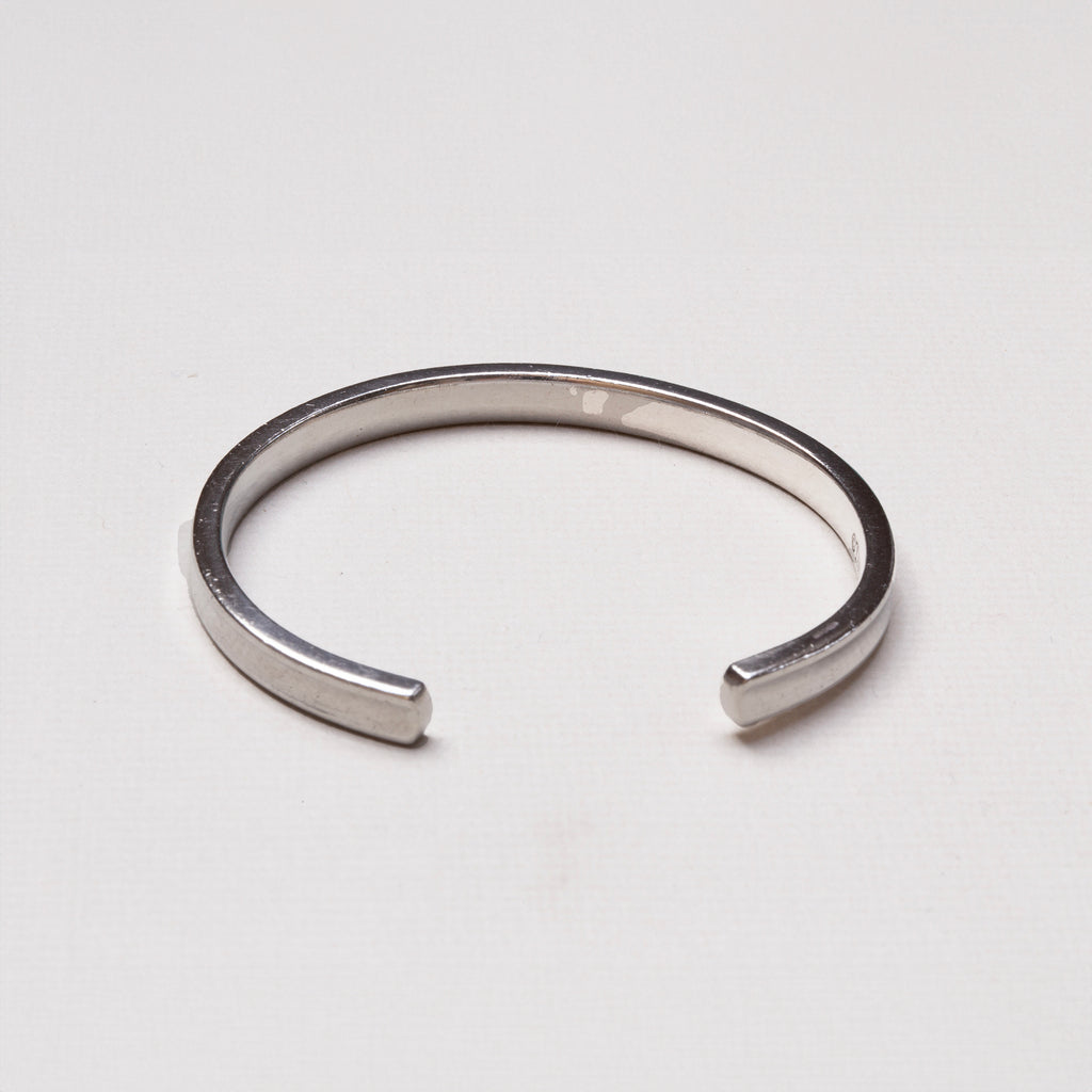 Vintage Tiffany & Co Sterling Silver Open Cuff Bangle Bracelet
