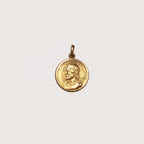 Vintage 18ct Gold Jesus Pendant Charm