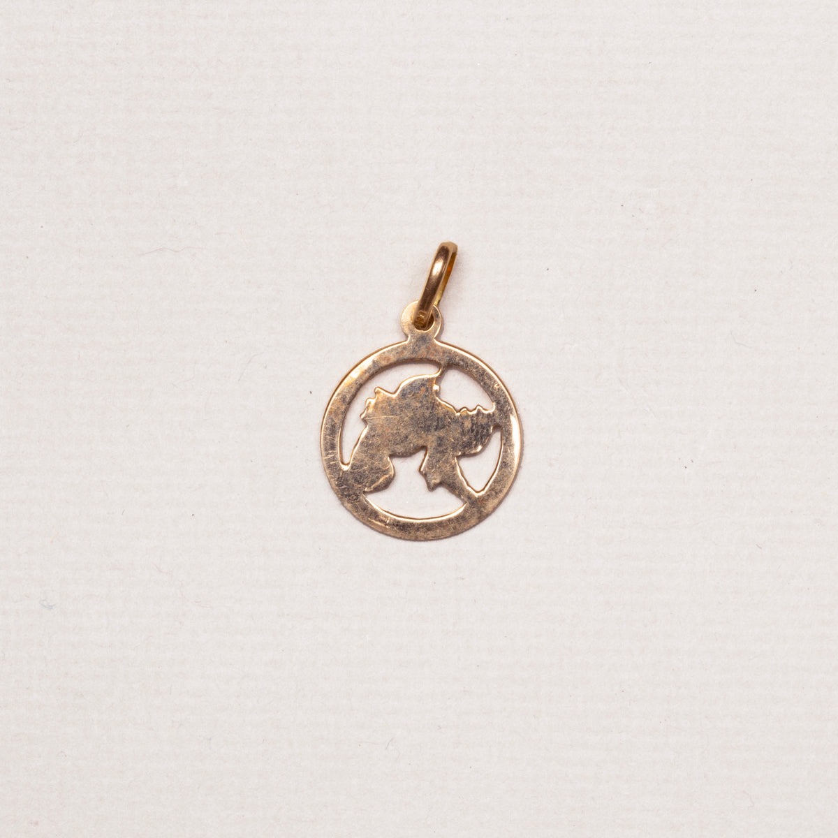 Vintage 18ct Gold Scorpio Zodiac Pendant Charm