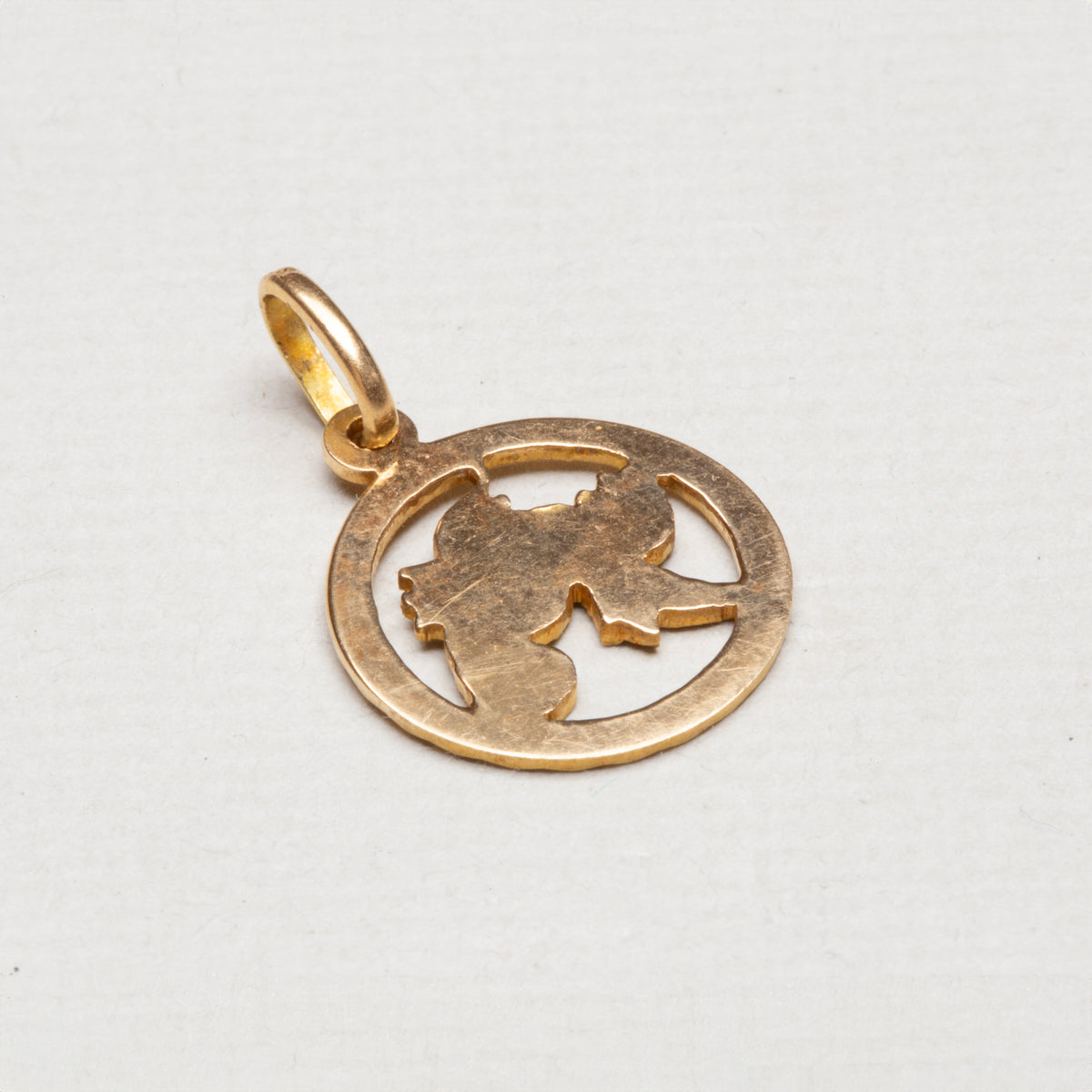 Vintage 18ct Gold Scorpio Zodiac Pendant Charm